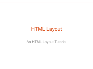 HTML-Layout-Tutorial - Dordt College Web Design
