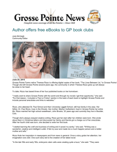 Grosse Pointe News - Colorado Authors` League