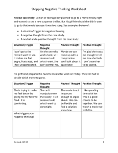 Lesson 1_Stopping Negative Thinking Worksheet