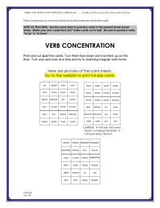 Verb Concentration