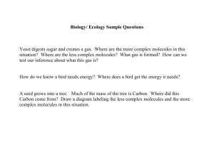 Biology/ Ecology Sample Questions