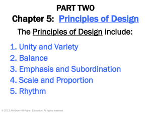 Chapter 5: Principles of Design
