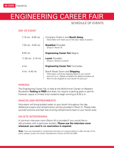 ENGINEERING CAREER FAIR - Engineering Student Organizations