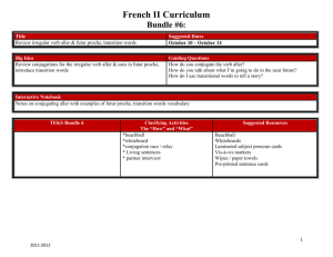 French II Curriculum