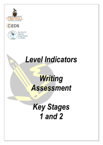 writing levels linked to targets