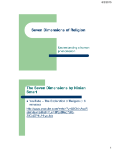 Seven Dimensions of Religion