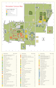 Rensselaer Campus Map - Rensselaer Polytechnic Institute