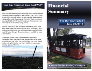 Financial Summary - City of Grosse Pointe Farms