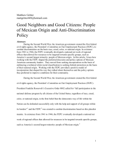 Good Neighbors and Good Citizens: People of