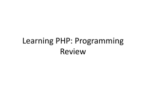 PHP 2 - mrcomputers.info