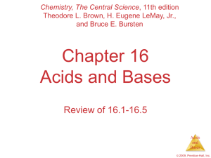 Acids and Bases - AP Chemistry with dr hart