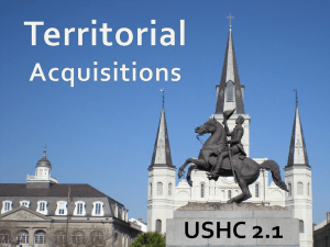 Territorial Acquisitions (USHC 2.1)