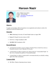 Haroon Nazir
