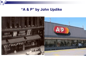 “A & P” by John Updike