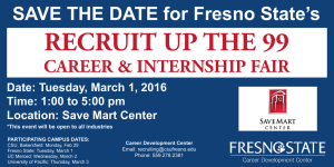 RECRUIT UP THE 99 SAVE THE DATE for Fresno State’s