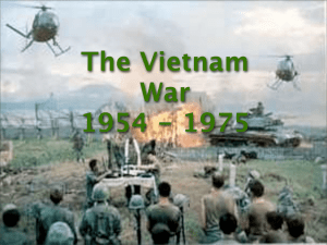 The Vietnam War 1954 - 1975
