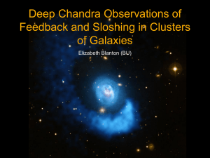 Deep Chandra Observations of Feedback and Sloshing in Clusters of Galaxies