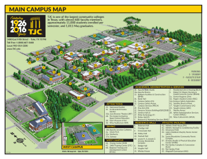 main campus map - Tyler Junior College