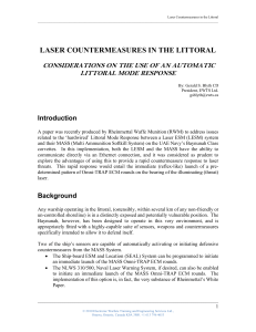 Laser Countermeasures in the Littoral - Gerald S. Blyth CD