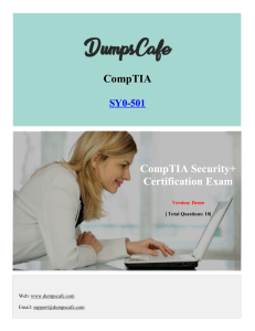 Dumpscafe CompTIA-SY0-501