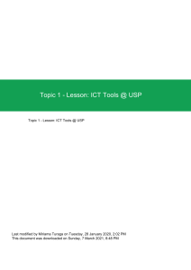 Export Topic 1 - Lesson ICT Tools  USP 2021-03-7 2048