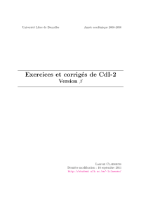 Correction des Exercices (suite series des fonctions, eq diff)  par Laurent Claessens