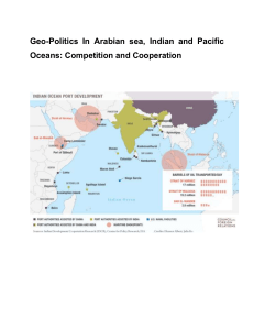 Cooperation and Competition in the Sea