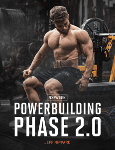 Powerbuilding 2.0 -  Training Manual - 4X