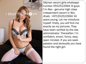 Ajman escort girls whatsapp number +【9⑺1】ƼƼ⓶Ƽᒿ⓶❾➈➃ Ajman call girls