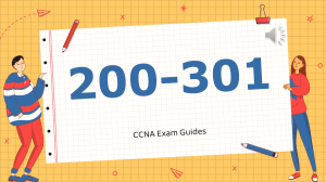 200-301 Cisco CCNA Exam Online Preparation Guides - Itfreedumps