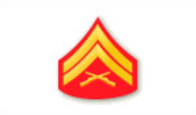 Corporal
 Two stripes crossed rifles