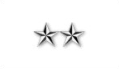 Major General 
Two five point stars